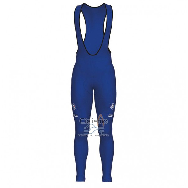 Fdj Ropa Ciclismo Culotte Largo 2017 Mangas Largas Azul y Blanco